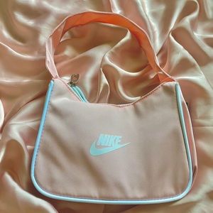 Reworked Pink Nike handbag